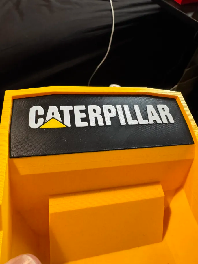 CAT Logos for ProfessorBoots Dump Truck 3D model thumbnail