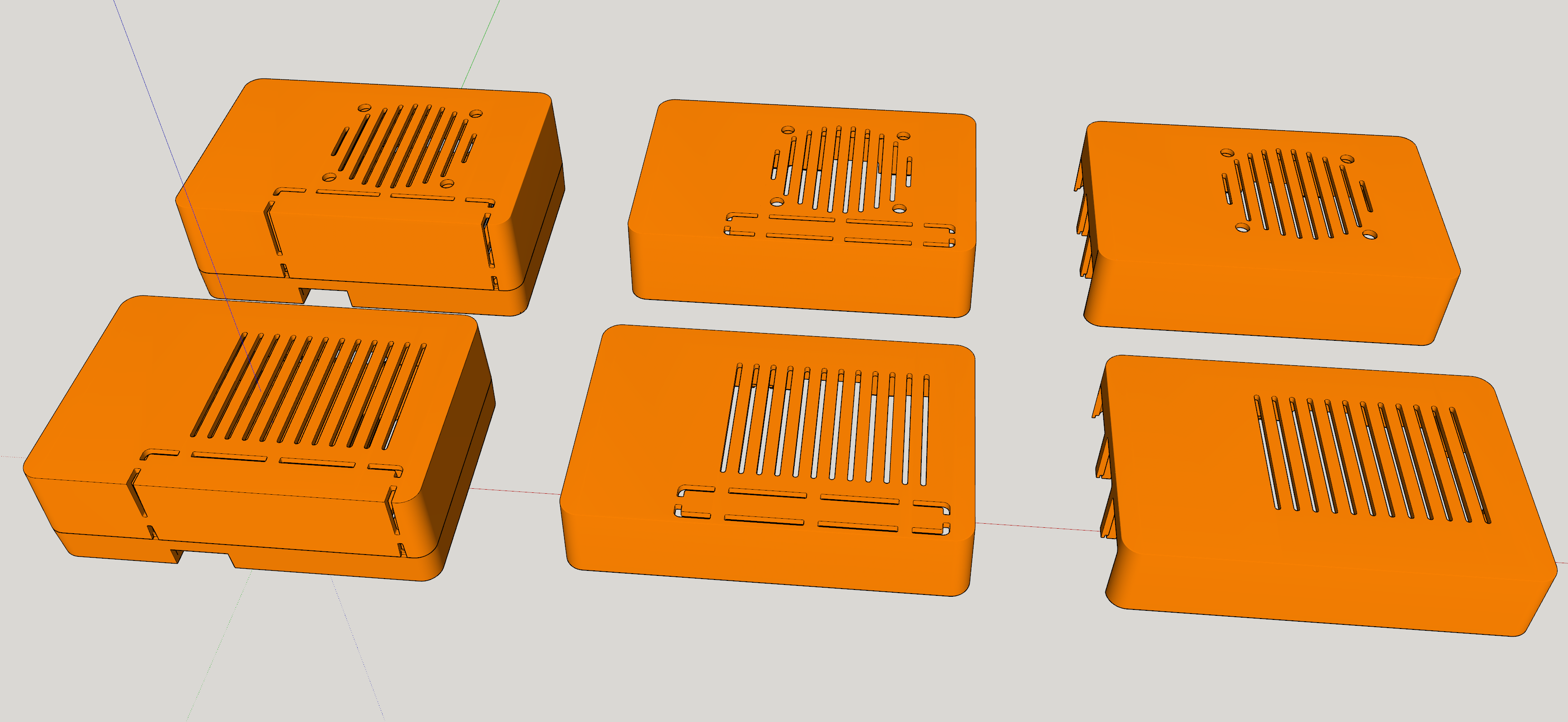 ODROID C1+/C2 case w/fan