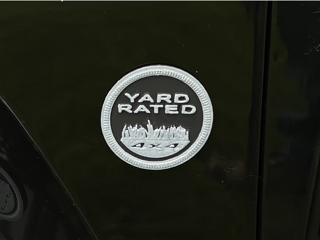 Yard Rated Jeep Badge