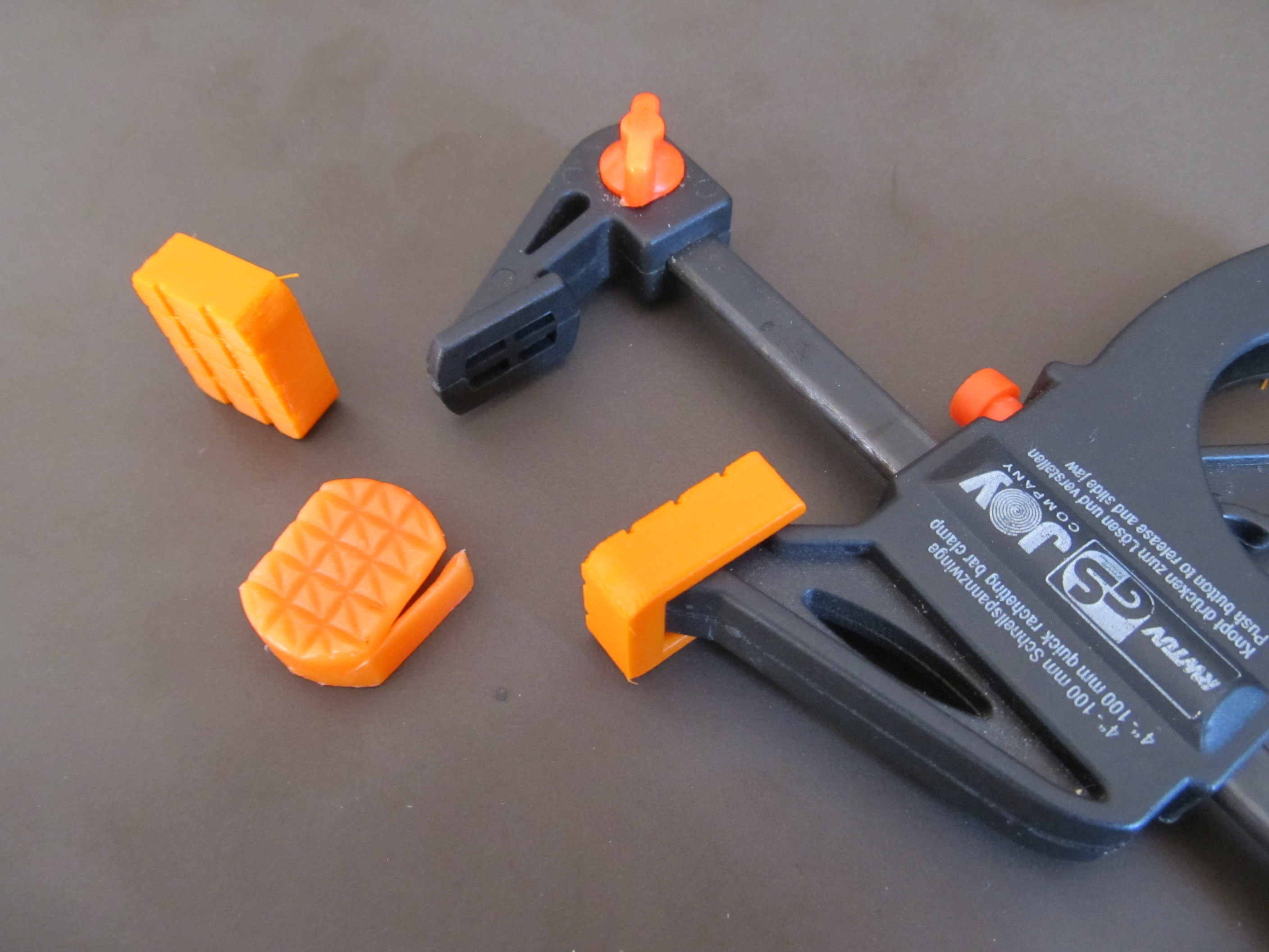 Einhandzwingen - One-hand clamp - Pad- 100mm