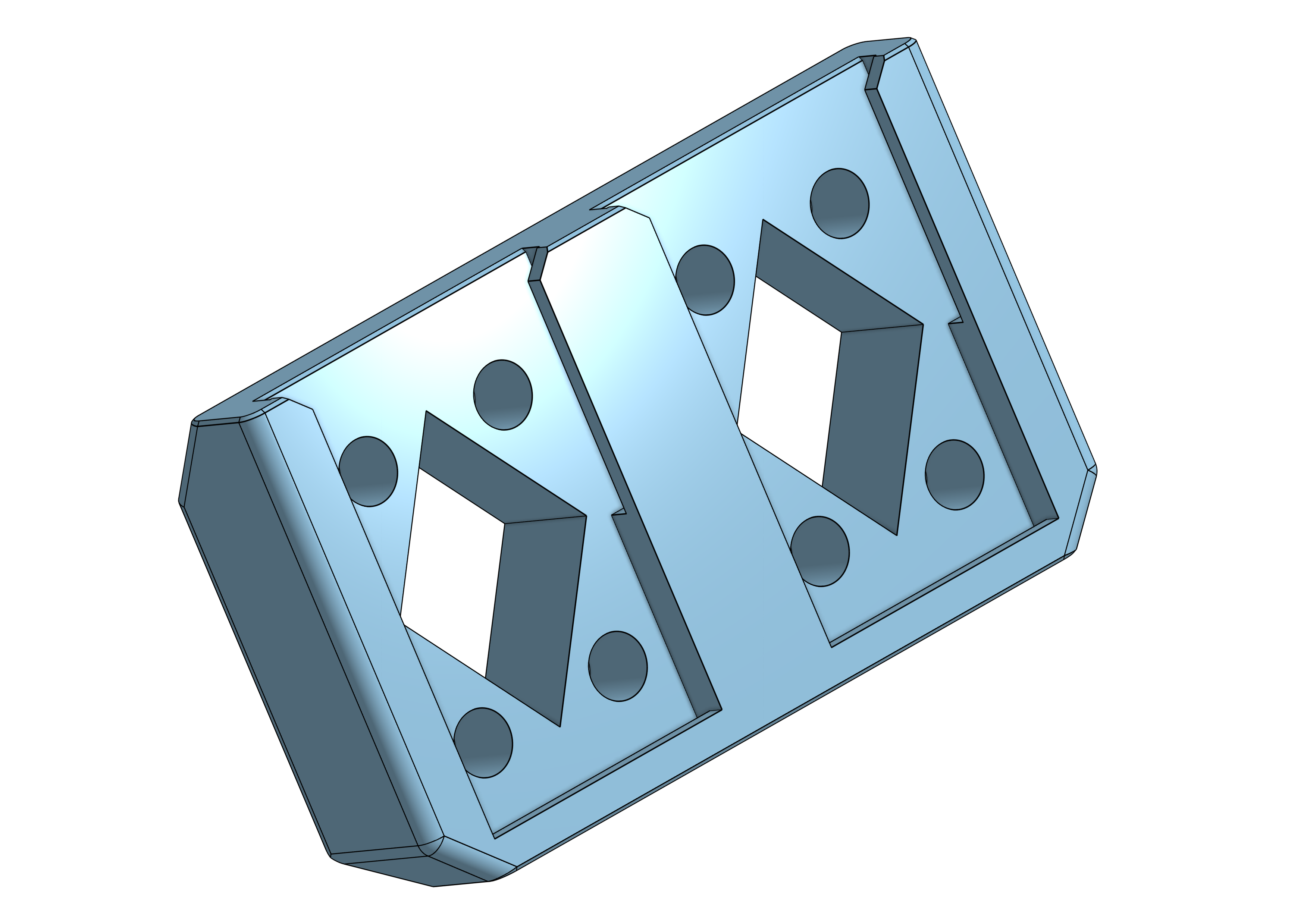 Dual Fixing Bracket for Qidi Plus 4