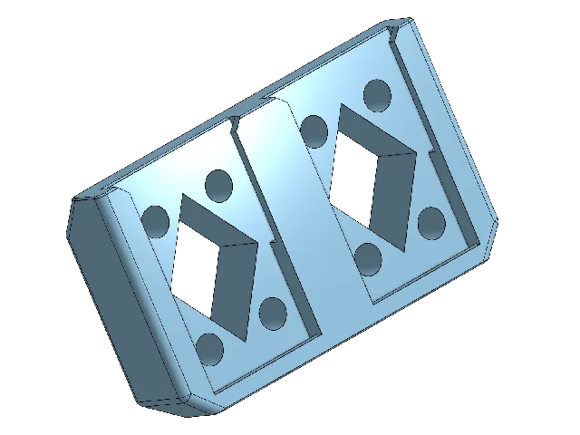 Dual Fixing Bracket for Qidi Plus 4