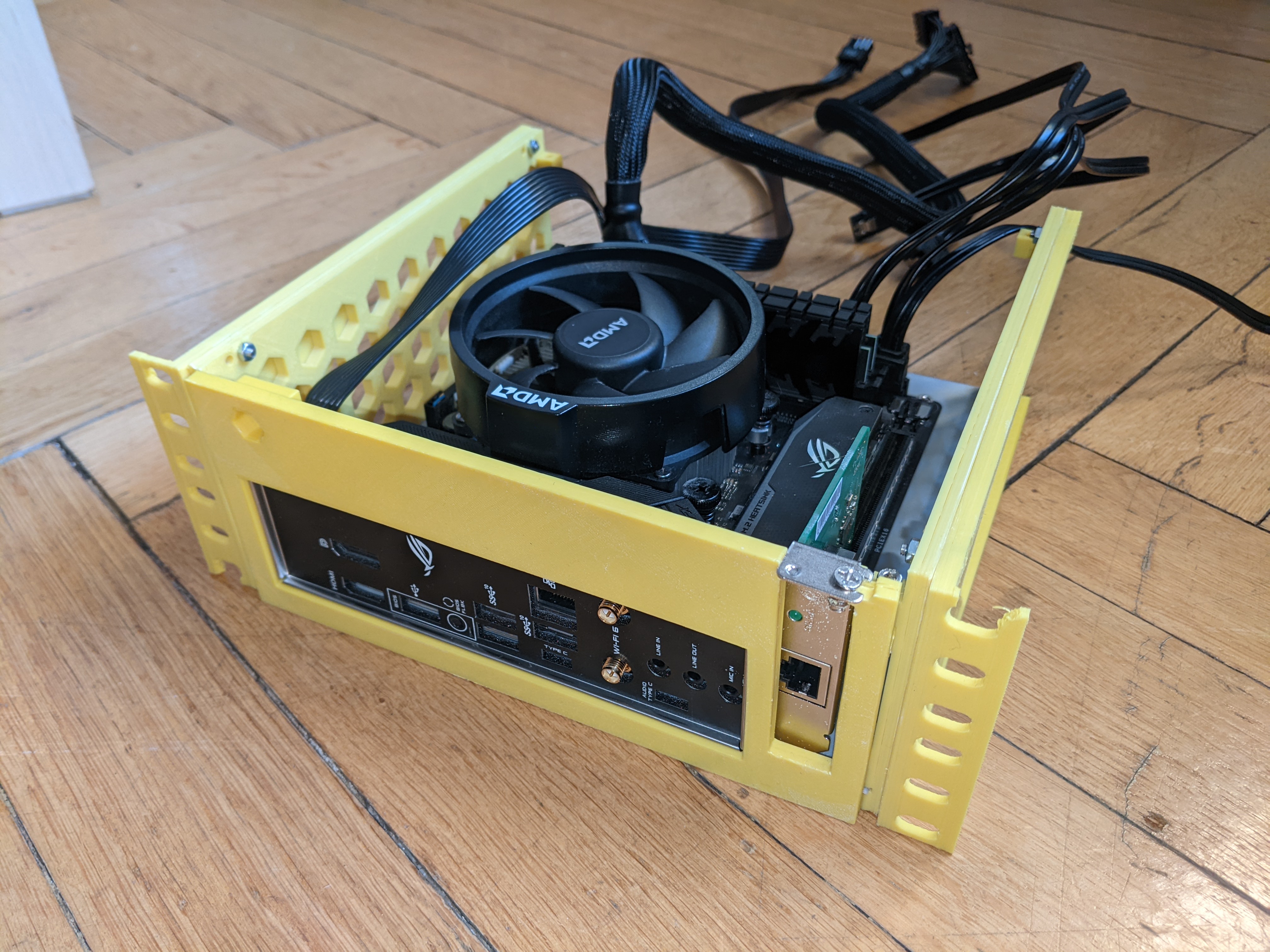 Miniatura 2 do modelo 3D 10'' rack mini itx pc case