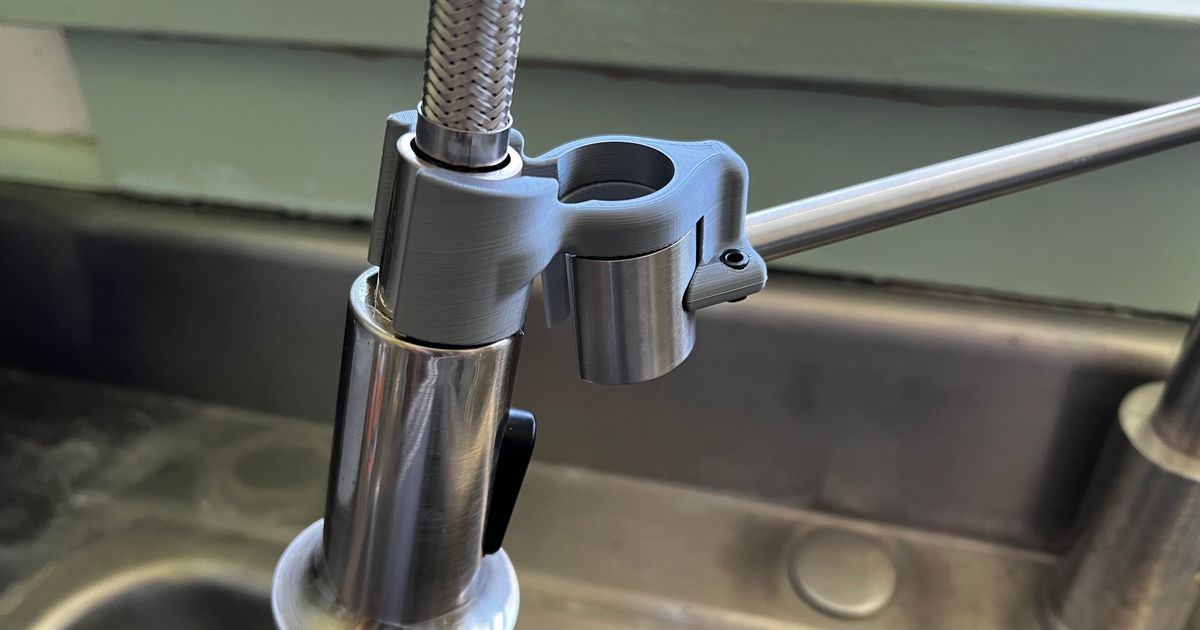 Faucet Nozzle Angled Gripper by Prelzel Download free STL model