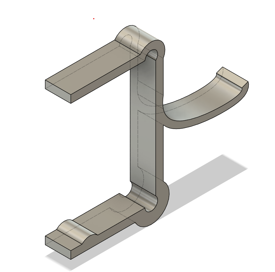 Headset holder for 50mm desktop