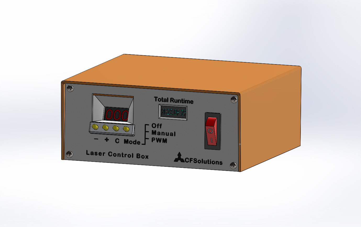 Stepcraft style NeJe Laser control box incl. Runtime counter