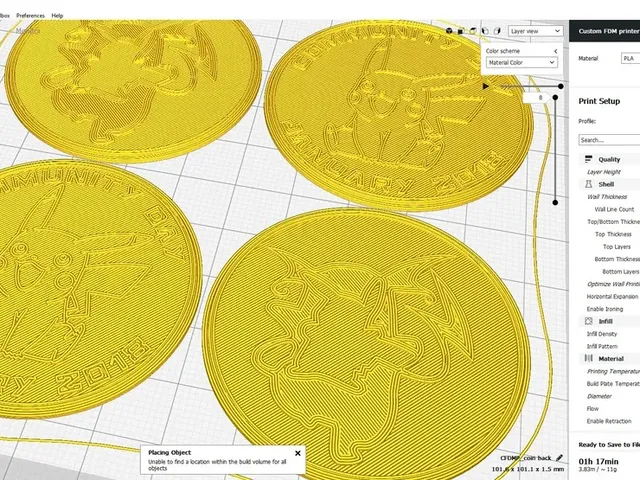 Pokemon Go Community Day #1 coin - Pikachu