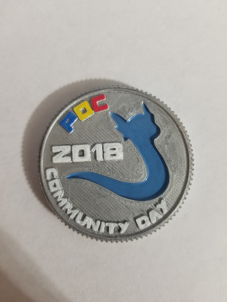 Pokemon Go Community Day #2 coin - Dratini