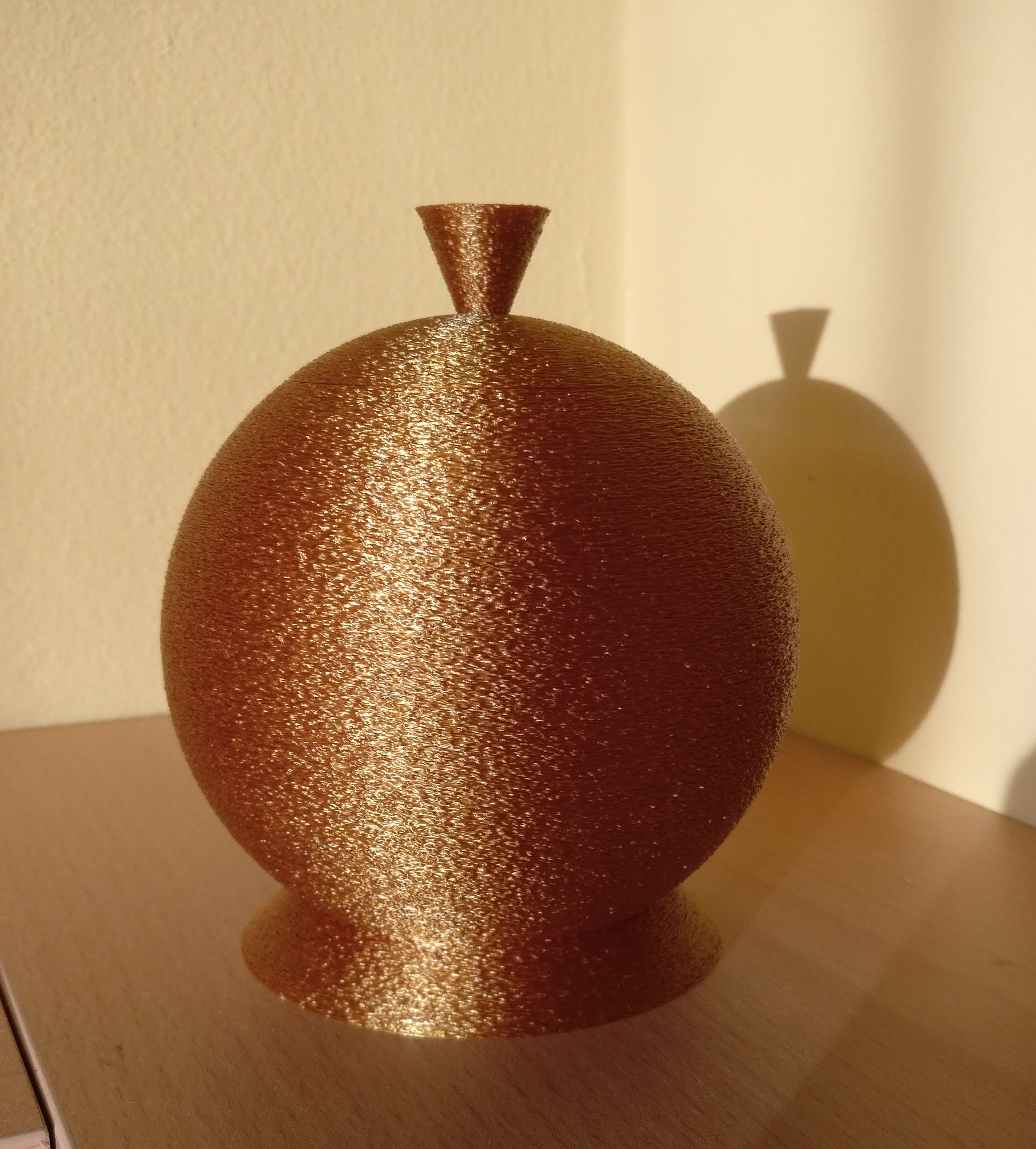 Ball box with lid and fuzzy skin surface
