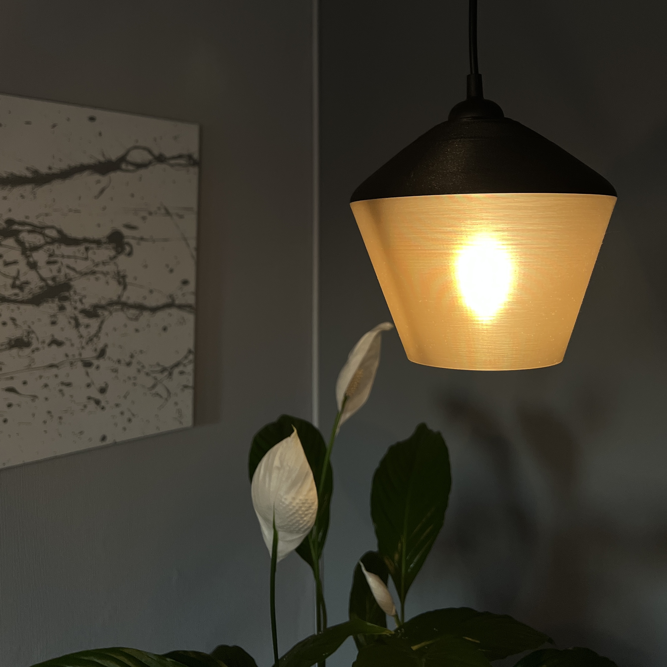Wineglass lamp (two materials) by Lars Printing Solutions | Download free STL model | Printables.com