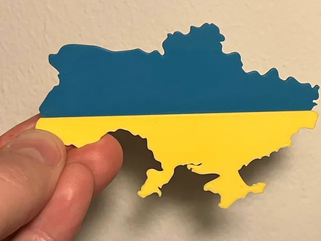 Ukraine Flag Fridge Magnet