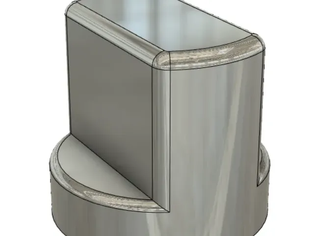 Bathroom stopcock handle