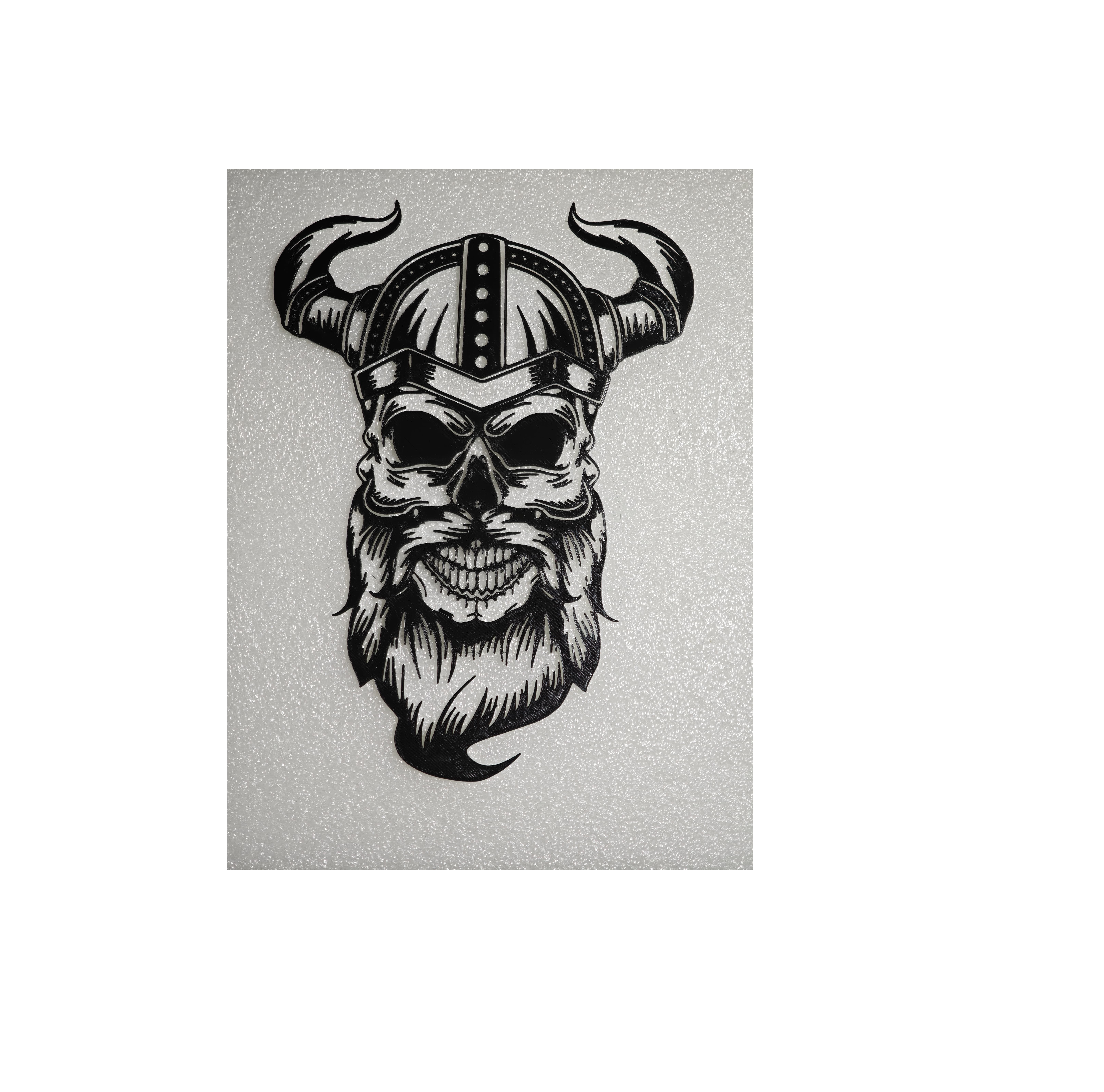 Wikinger mit Gehörnten Helm Krieger Wand Dekor — thumbnail 2