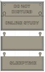 DO NOT DISTURB Puzzle Sign