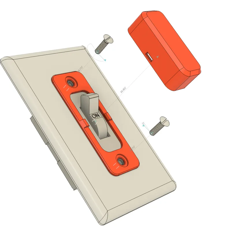 Light Switch Plate with Remote Holder by brettvitaz, Download free STL  model