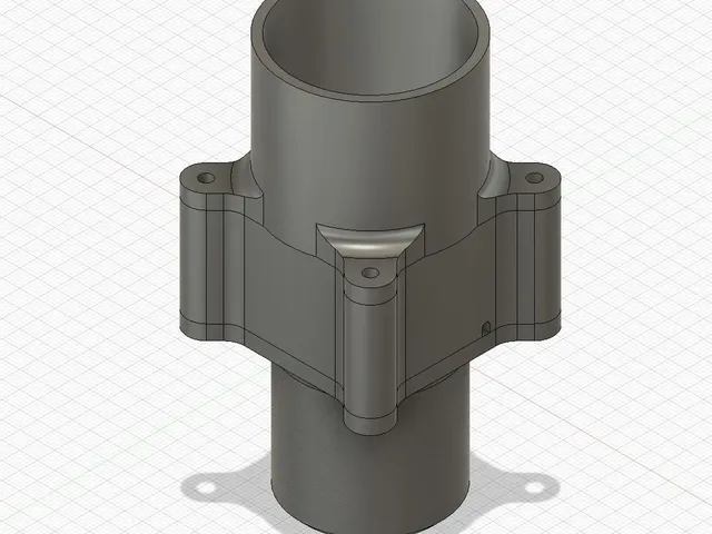 40mm x 28mm inline fan duct