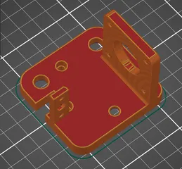 Mounting plate for Nuki Keypad v2 screw montage by Poke2