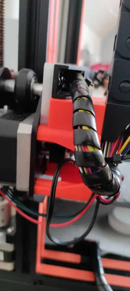Ender 3 Z/X cable chain mounts by printndrive | Download free STL