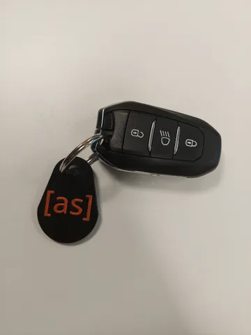 NFC tag keychain.