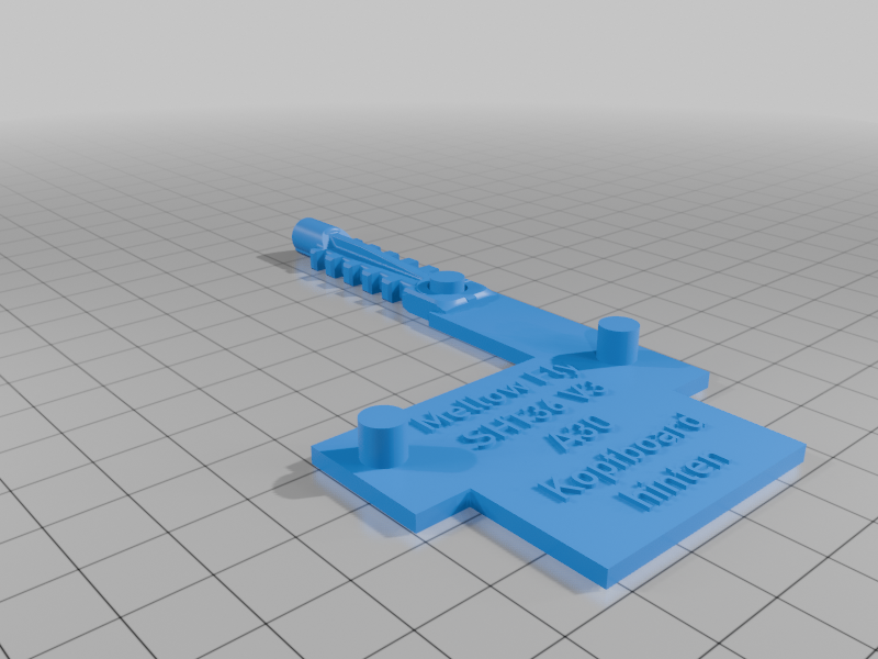 Mount for Mellow Fly SHT36 V3 on gantry/toolhead of Geeetech A30 (non-Pro, -M, -T)