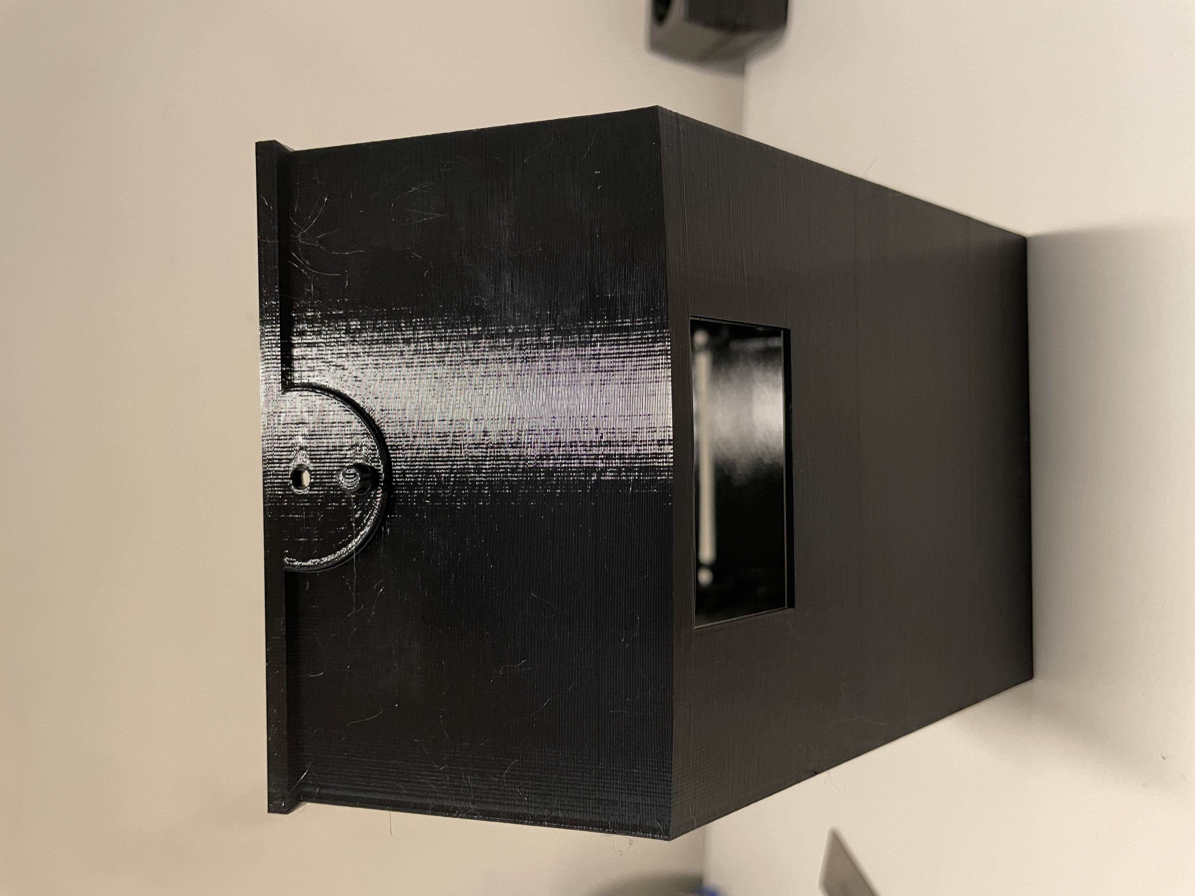 Spool holder and drybox for Enclosure V2.1 - with humidity sensor (downward facing position)