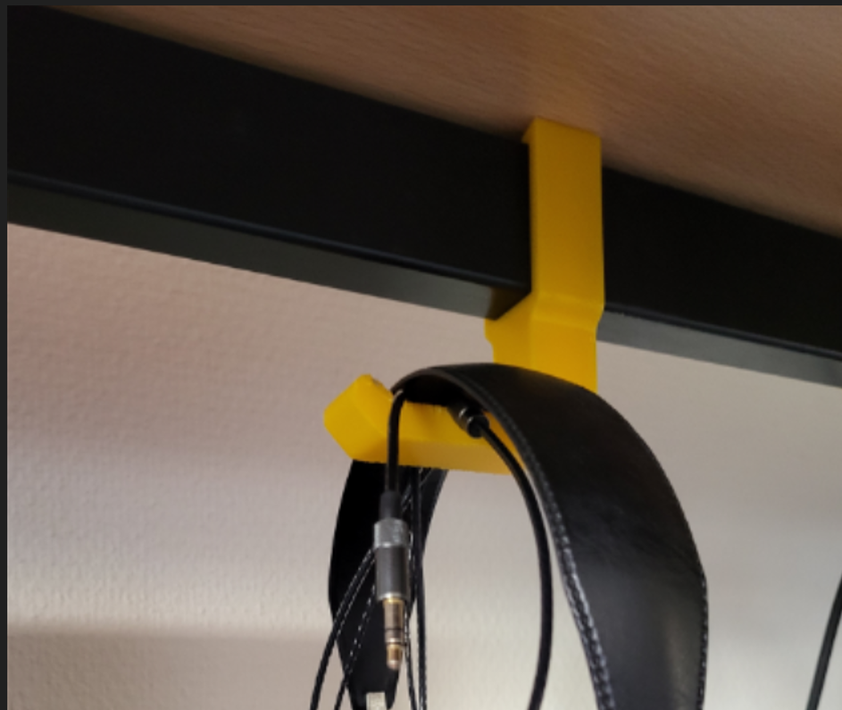YAHH! (Yet Another Headphone Hanger) for 20x40mm bars by Citruspers