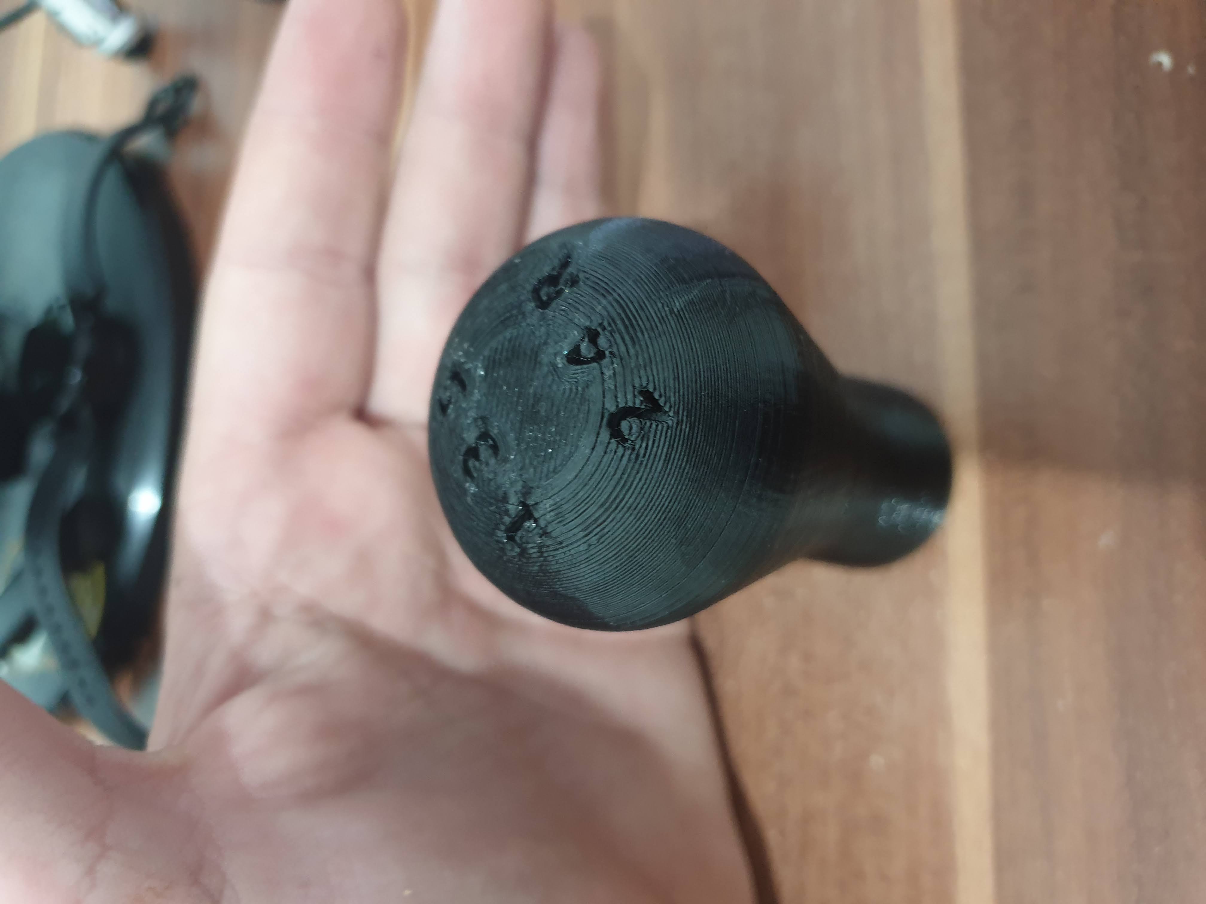 Shifting knob for car with various diameter.