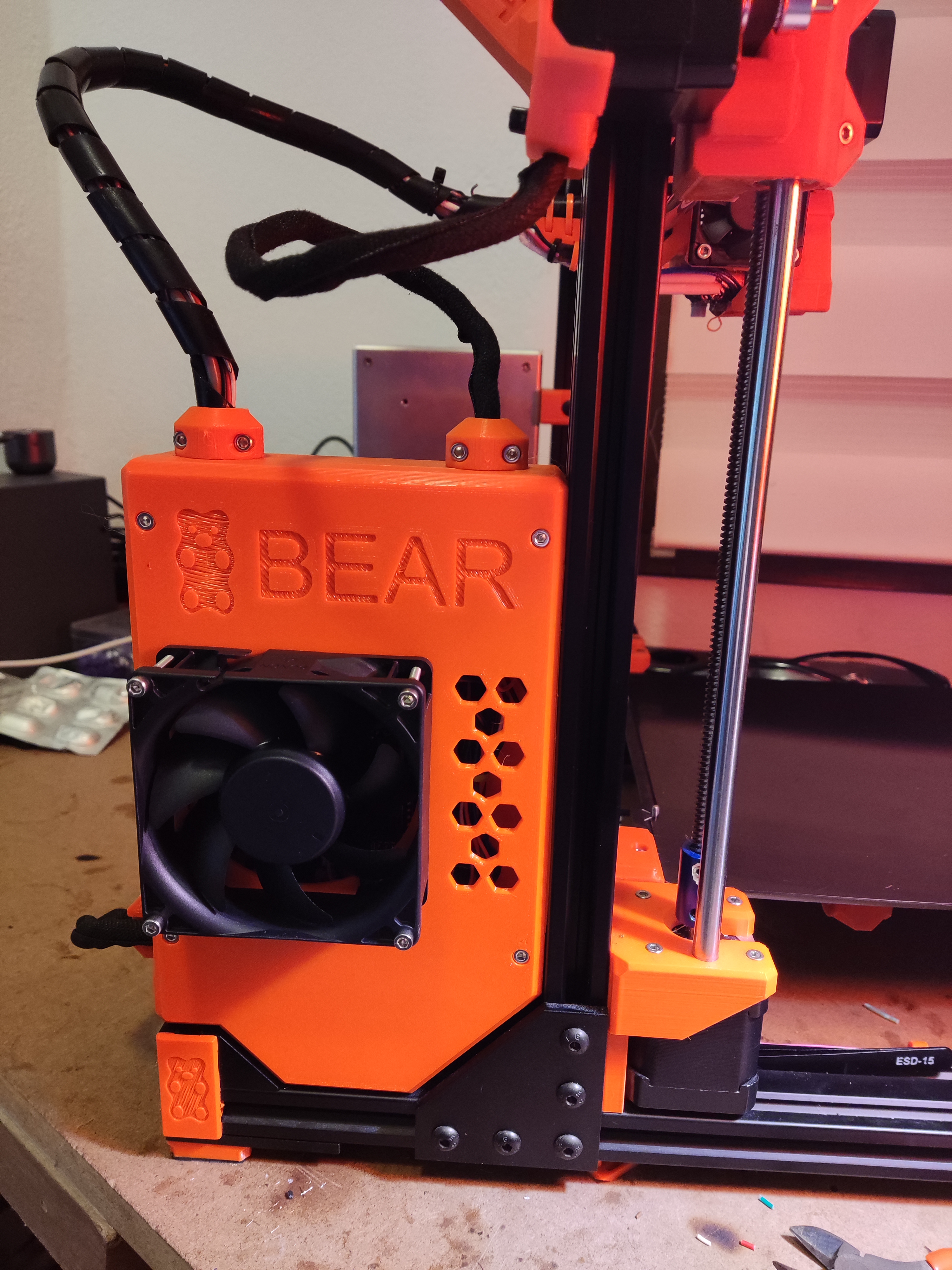 Remixed Prusa Bear SKR1.4+Pi0 Case