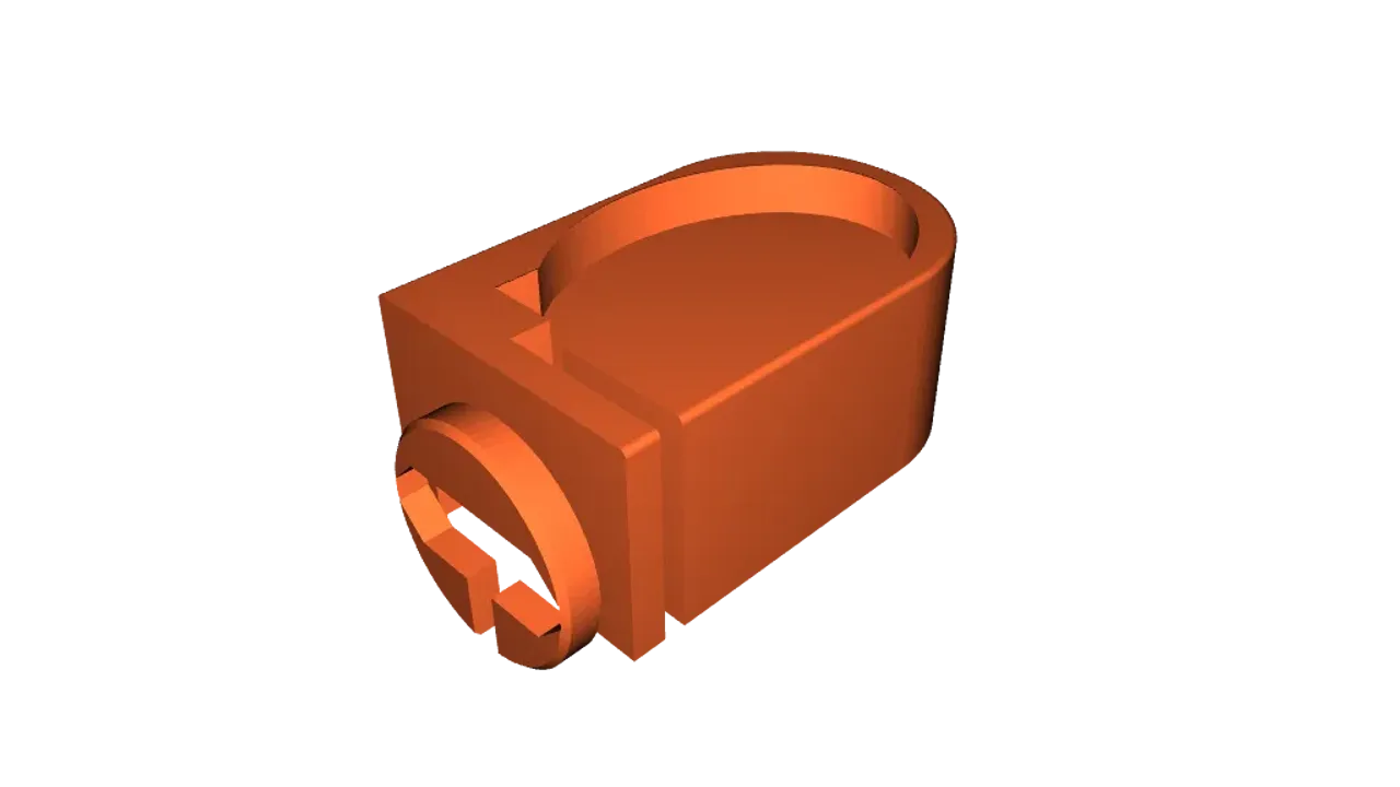 Button for Krups coffee grinder by Brian M, Download free STL model