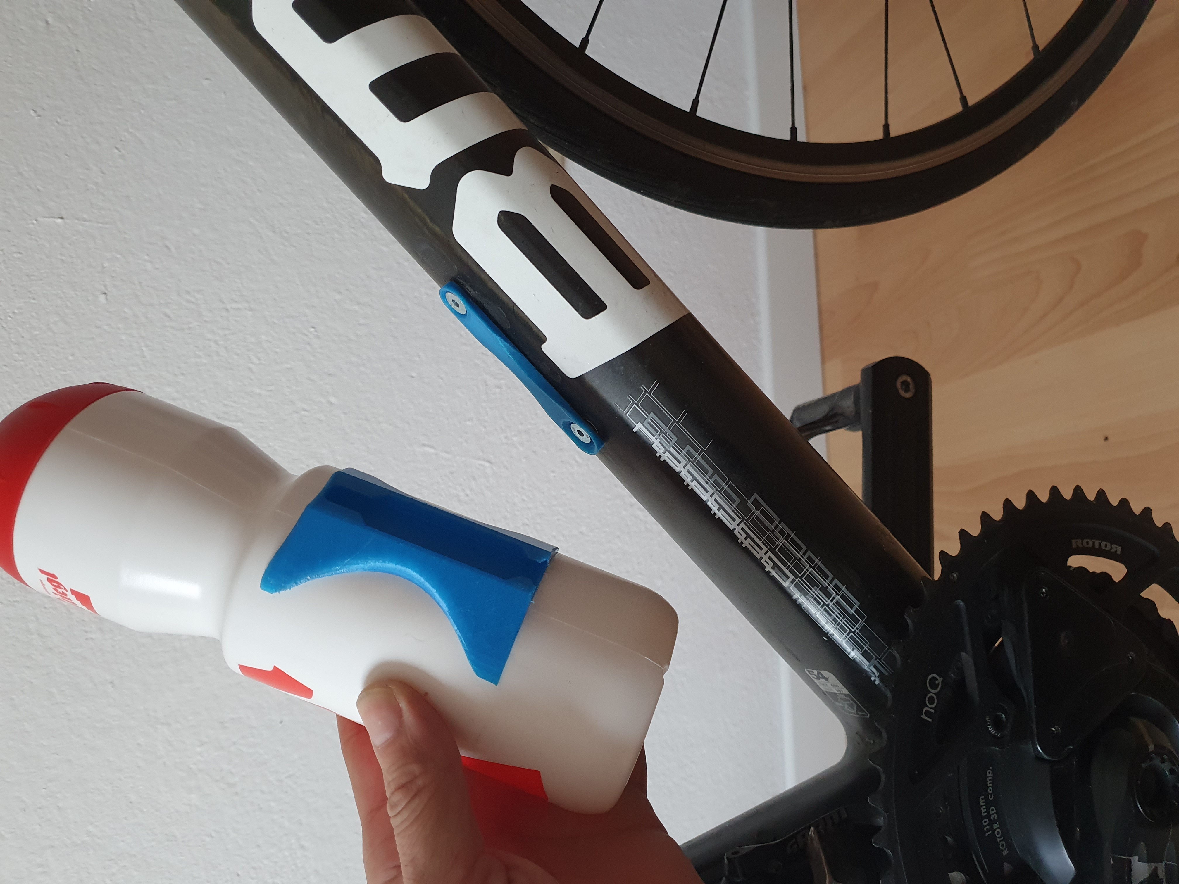 bicycle bottle "cage" for weight weenies