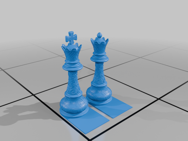 King & Queen Bookends — miniatura 2