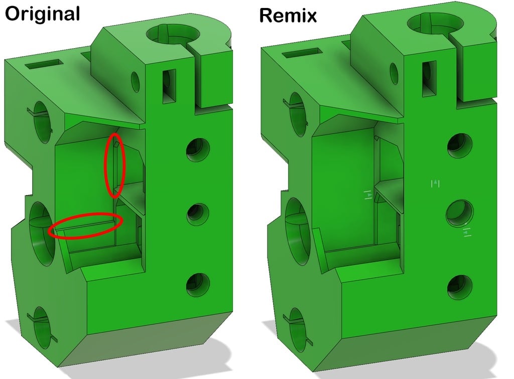 Prusa MMU2 Selector with magnet FINDA window (easier print)