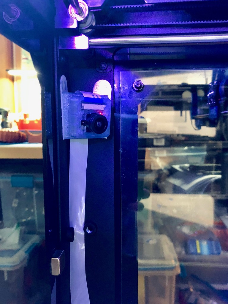 Replicator 2 Corner Wide Angle Pi Camera Mount — miniatura 3
