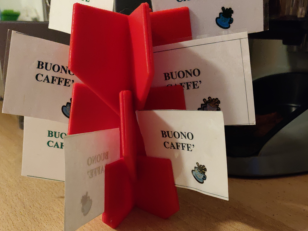 Fancy stackable Card Holder