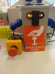 Emergency stop sign