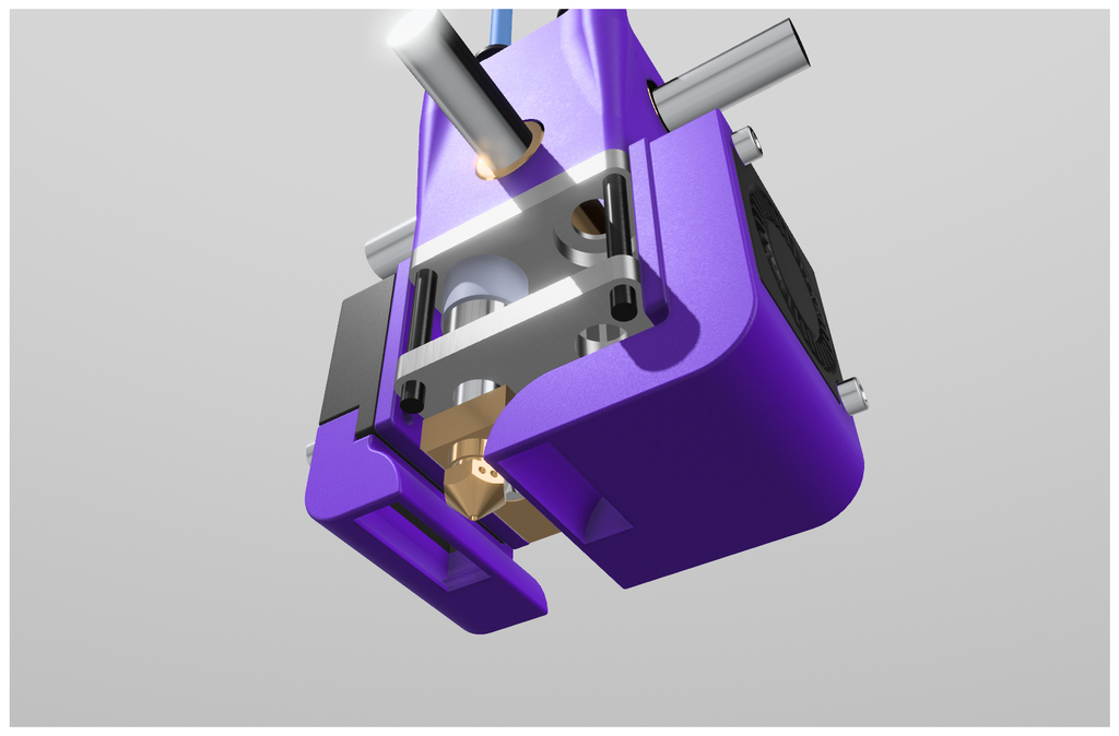 Easy Ultimaker 1, 2, 2+ – 30x30 Blower Fan Upgrade V2.3 (No Support, Bolt-On Design) — thumbnail 5