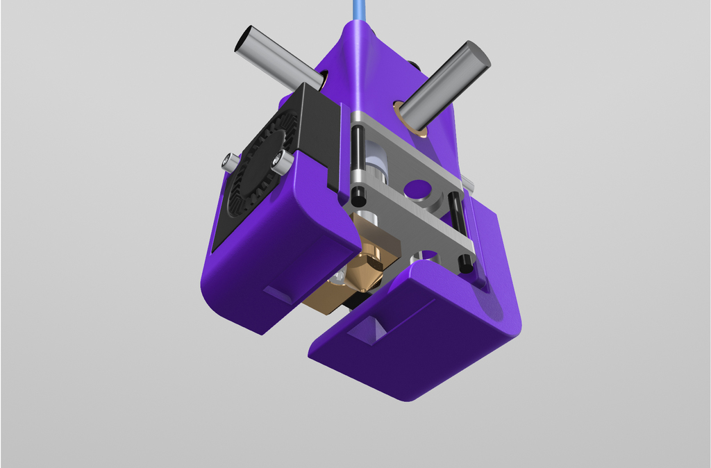 Easy Ultimaker 1, 2, 2+ – 30x30 Blower Fan Upgrade V2.3 (No Support, Bolt-On Design) — thumbnail 6