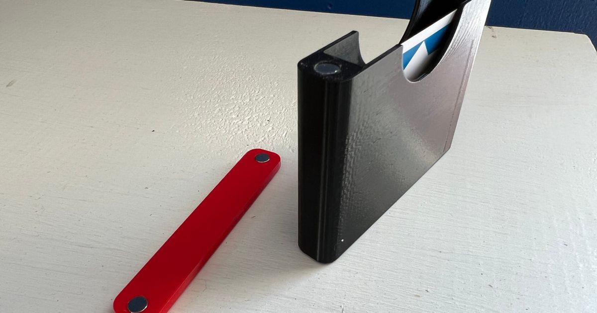 Square Business Card Case by focusaurus Download free STL model