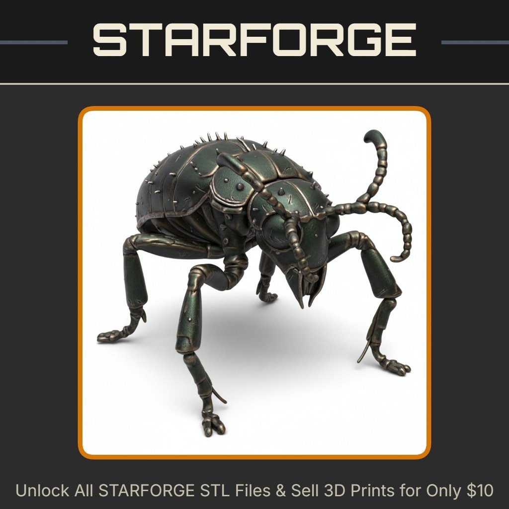28mm Ancient Greek Roman Persia Giant Insect Creature Realistic Antenna Detailed Limbs StarForge Kits 3D Print STL File