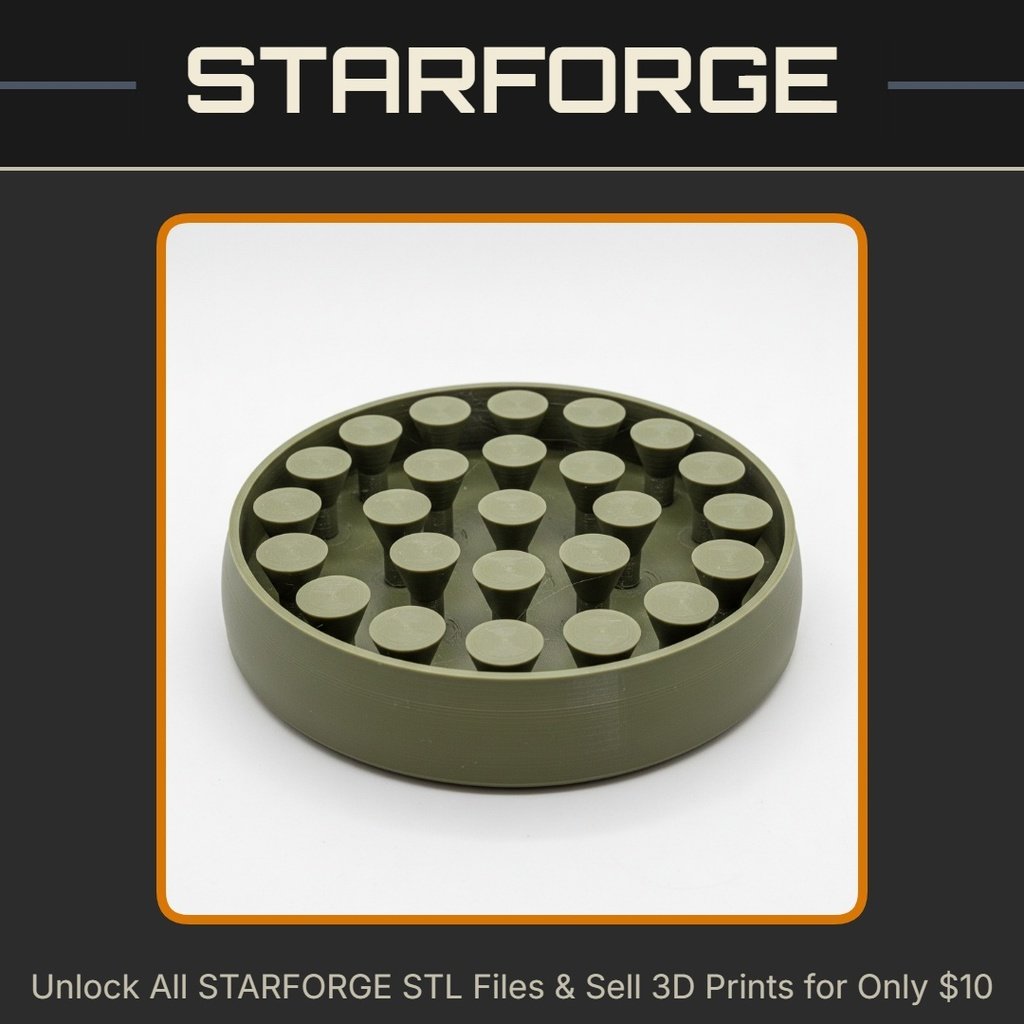 Anti-Drowning Water Bowl for Reptiles and Small Pets StarForge Kits 3D Print STL File