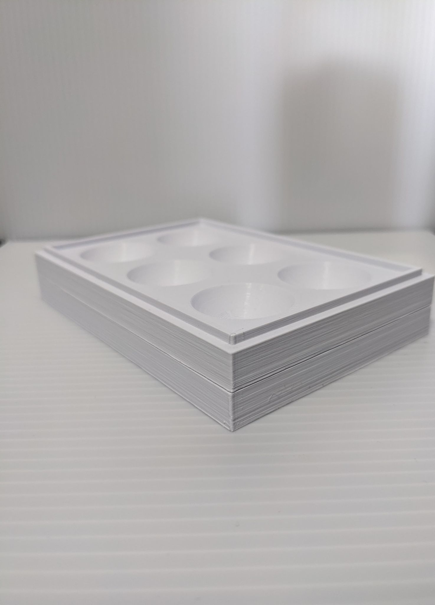 Miniatura 2 do modelo 3D Stackable Paint Palette