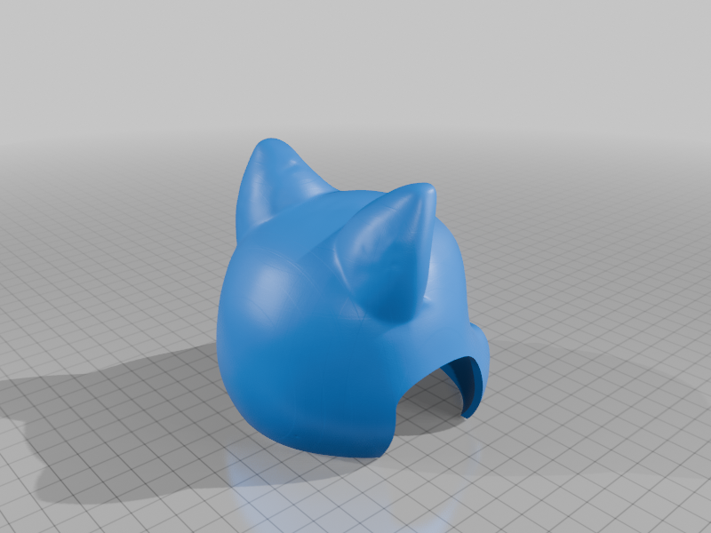 Cute Silicone-Like Cat Ear Pet Hide for Small Animals StarForge Kits 3D Print STL File