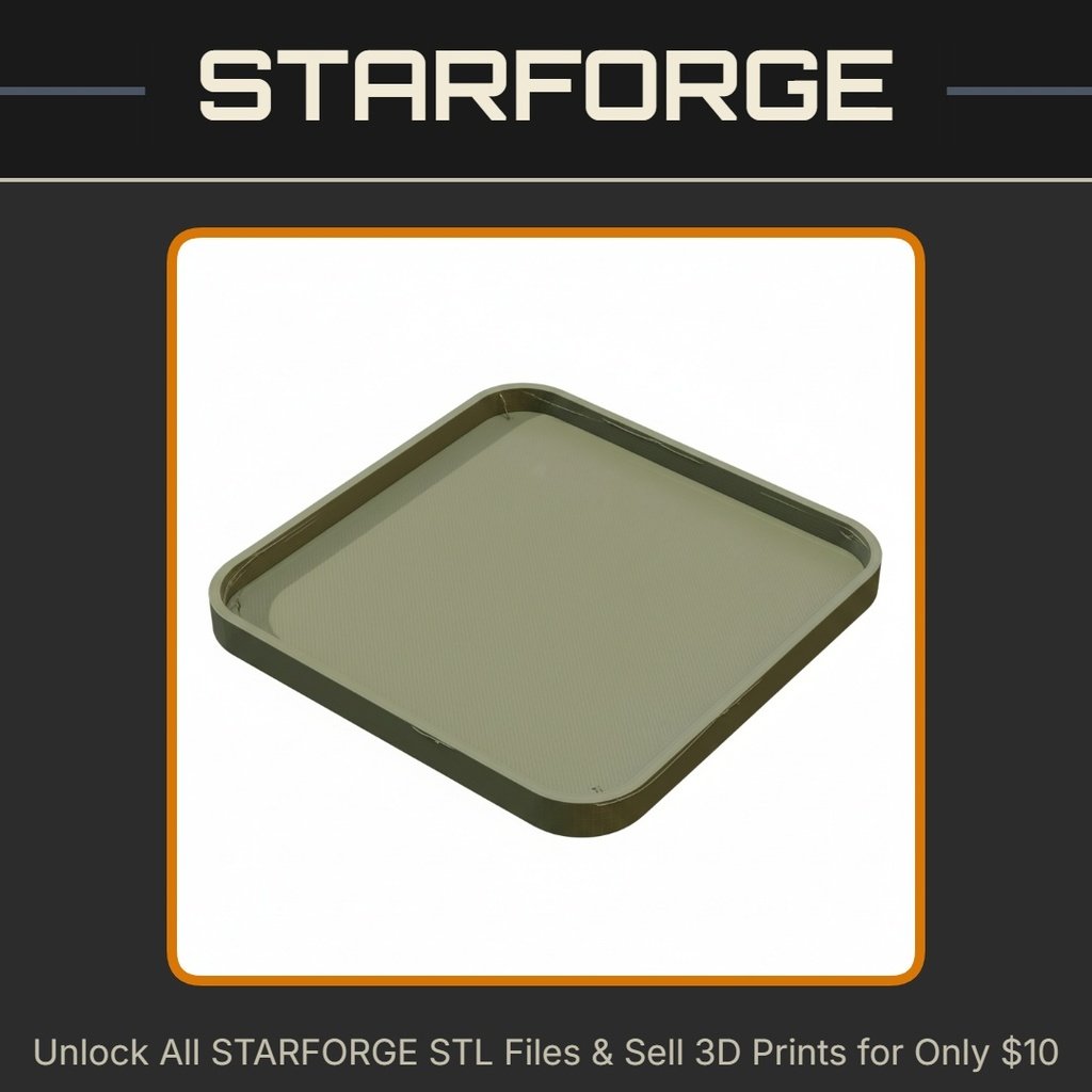 Gecko Litter Box for Terrarium Hygiene StarForge Kits 3D Print STL File