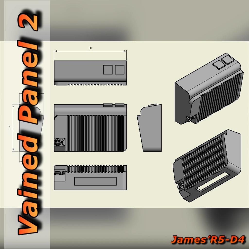 Star Wars themed panel #2 by JamesR5D4 | Download free STL model ...