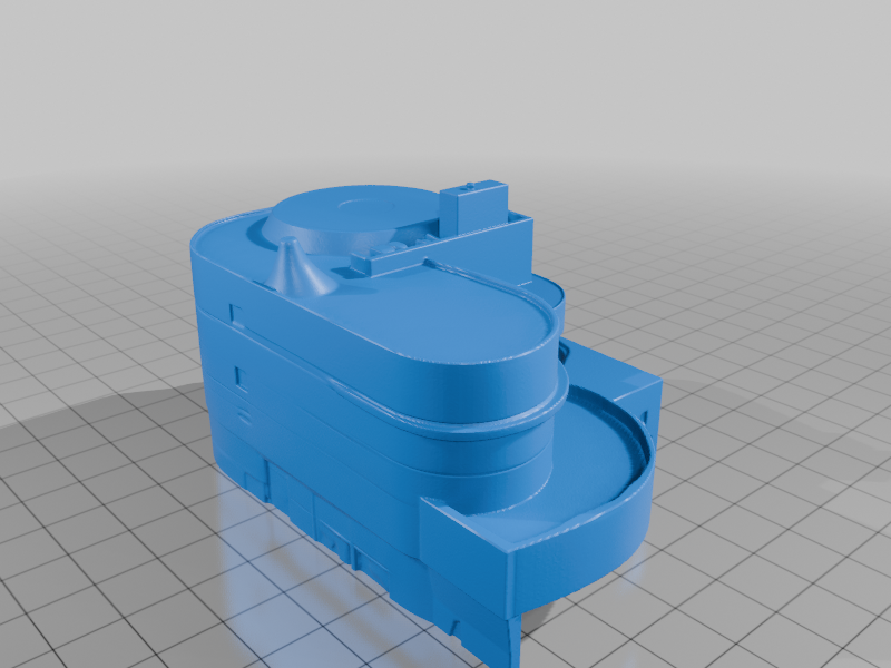 Modern Architectural Building Replica Model for Educational Display StarForge Kits 3D Print STL File