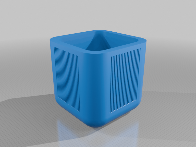 Rectangular Ribbed Planter for Modern Indoor Decor StarForge Kits 3D Print STL File