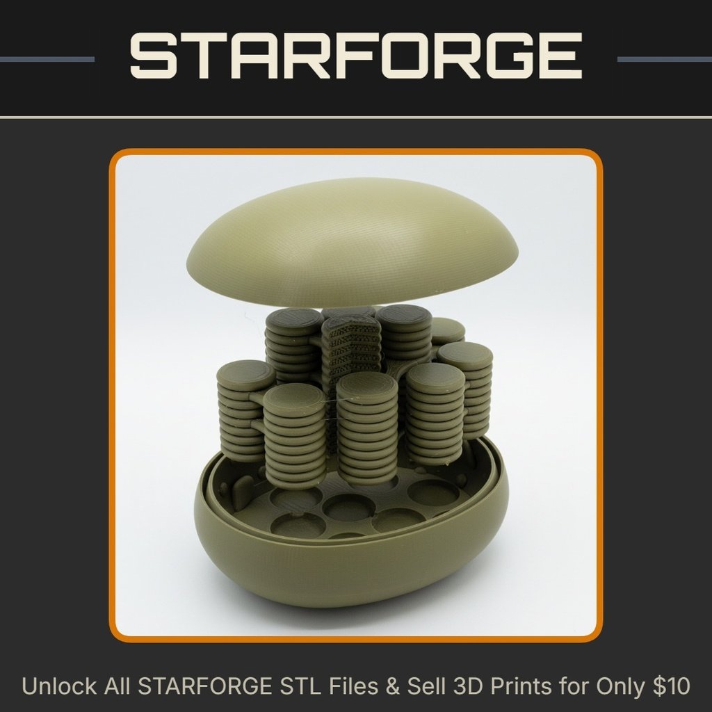Highly Detailed Chloroplast Educational Model StarForge Kits 3D Print STL File