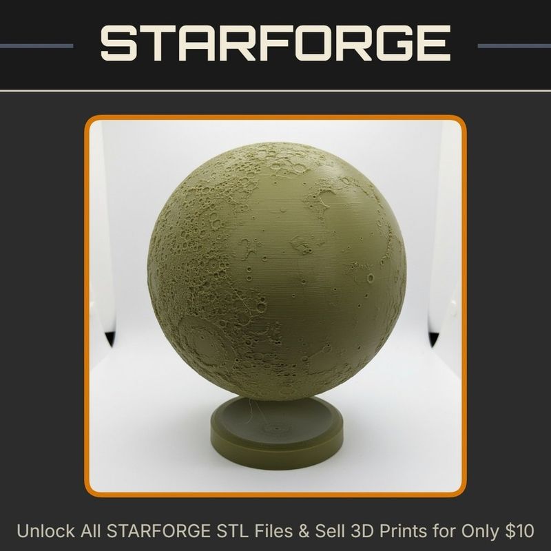 Highly Detailed Educational Moon Model for Science Learning StarForge ...