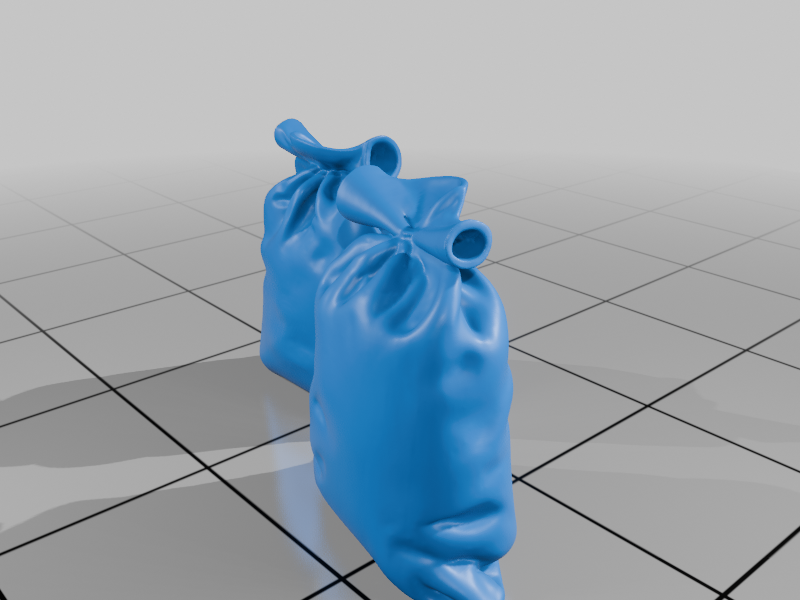 28mm DND Adventurer's Loot Bags for Fantasy RPG StarForge Kits 3D Print STL File