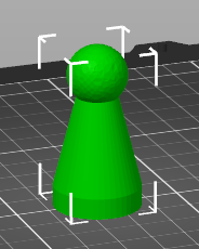 Enlarged Standard Board Game Figure Solid